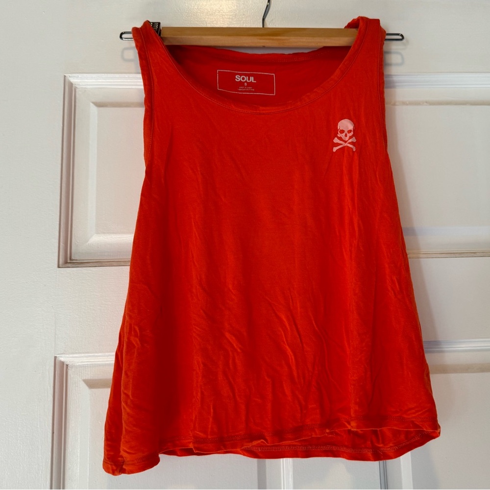 SoulCycle Crop Top Red